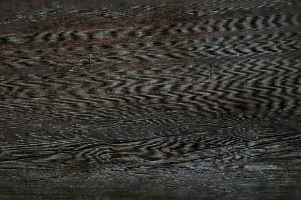 Weathered wood grain close up