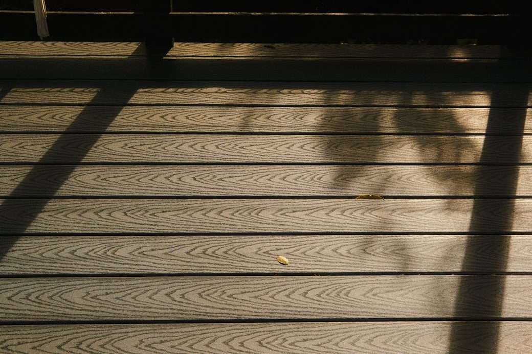 Composite deck board texture