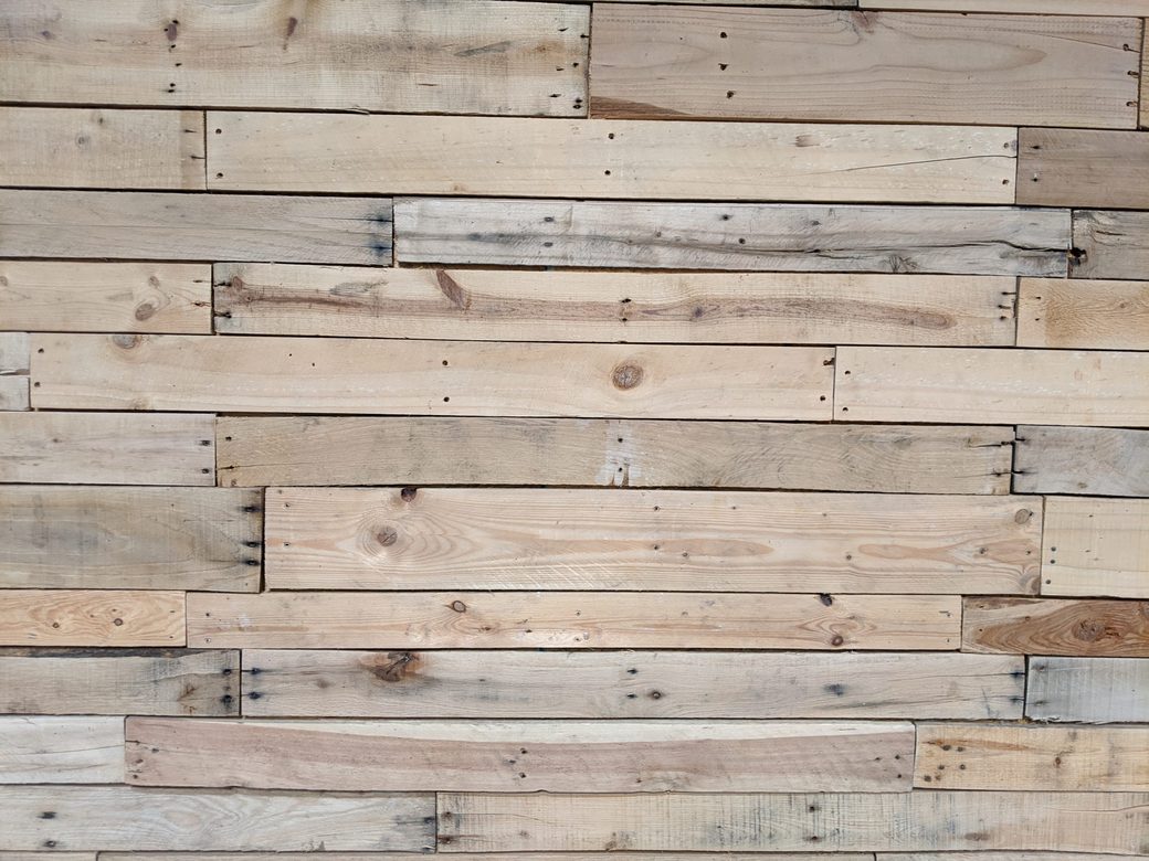 New wood flooring boards